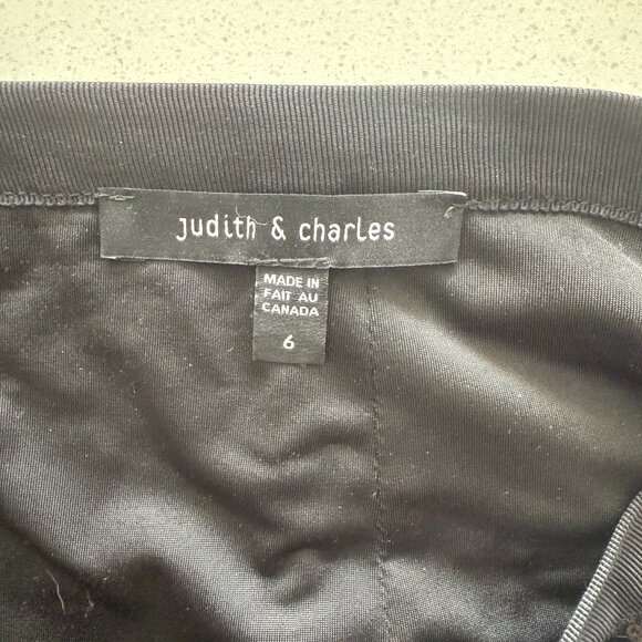 Judith & Charles Black Sequined Skirt – Size 6 – Current 24/7 Sequins Trend - Picture 3 of 5